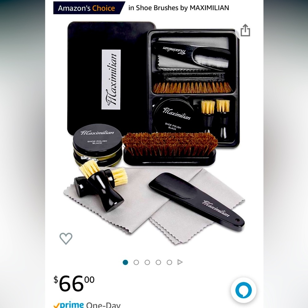 World Class Shoe Shining kit - Git Box | Luxury Leather Shoe Polis Kit.